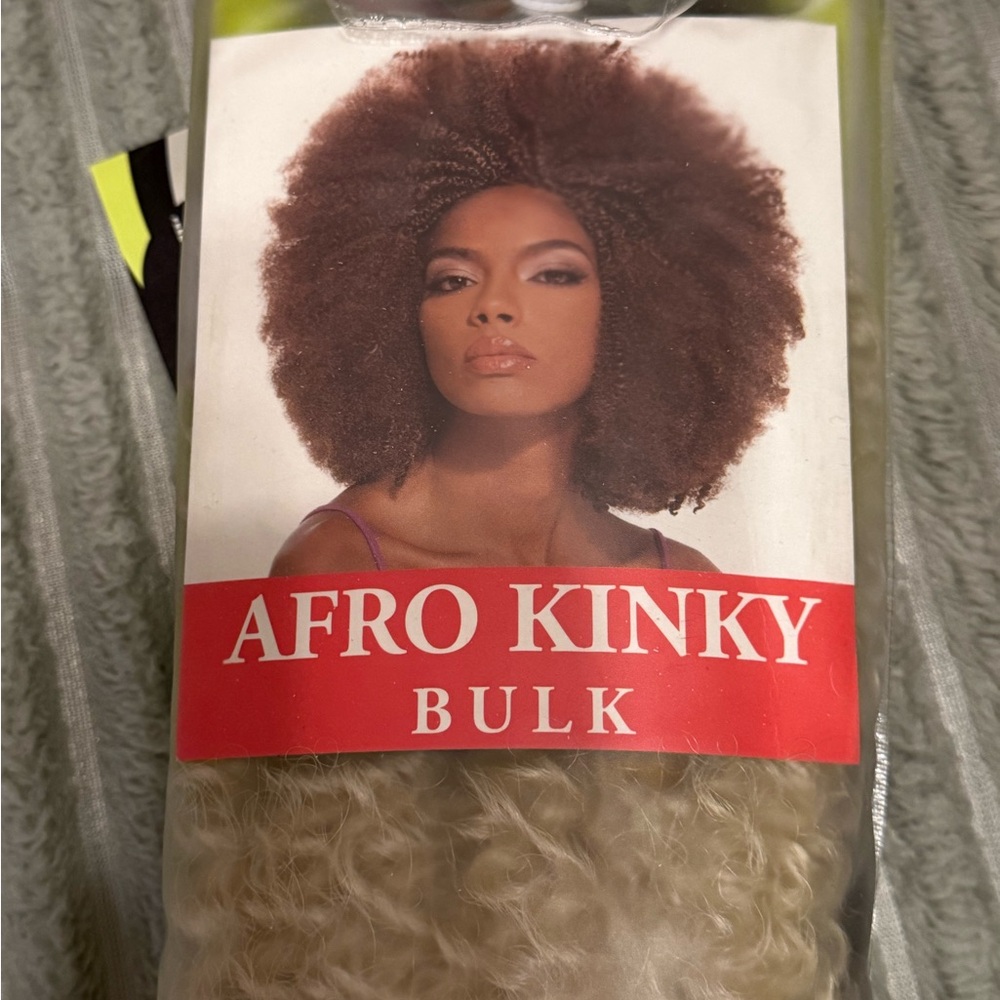 Afro Kinky Bulk Hair Extensions - Brown